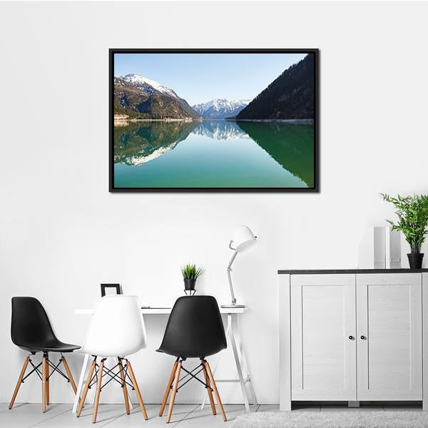 Achensee Lake Austria Canvas Wall Art-3 Horizontal-Gallery Wrap-25" x 16"-Tiaracle