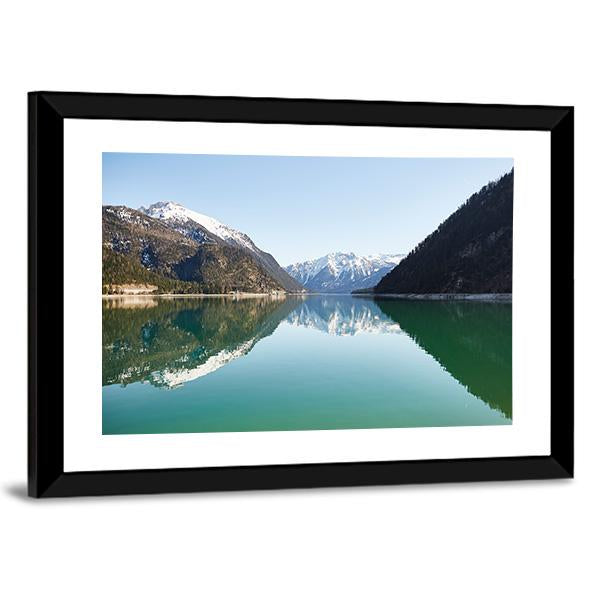 Achensee Lake Austria Canvas Wall Art-3 Horizontal-Gallery Wrap-25" x 16"-Tiaracle