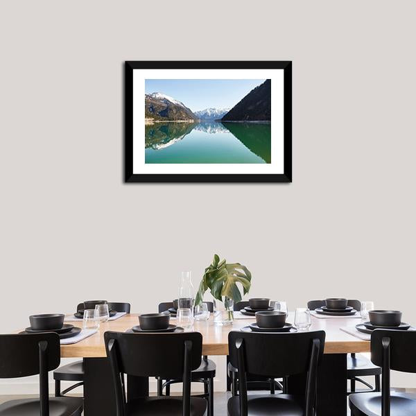 Achensee Lake Austria Canvas Wall Art-3 Horizontal-Gallery Wrap-25" x 16"-Tiaracle
