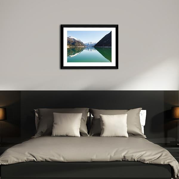 Achensee Lake Austria Canvas Wall Art-3 Horizontal-Gallery Wrap-25" x 16"-Tiaracle