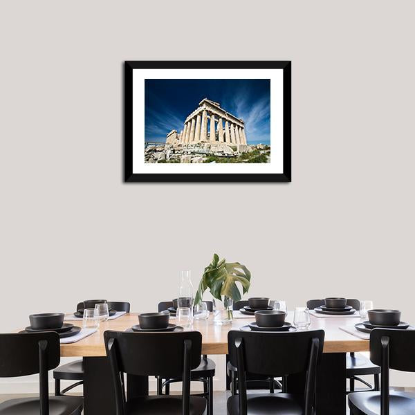 Acropolis In Greece Canvas Wall Art-3 Horizontal-Gallery Wrap-25&quot; x 16&quot;-Tiaracle