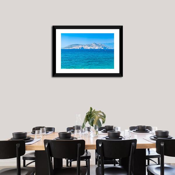 Adriatic Island Krk Canvas Wall Art-3 Horizontal-Gallery Wrap-25&quot; x 16&quot;-Tiaracle
