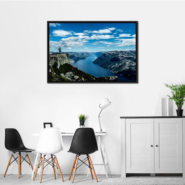 Adventure In Mountains Panoramic Canvas Wall Art-1 Piece-36" x 12"-Tiaracle