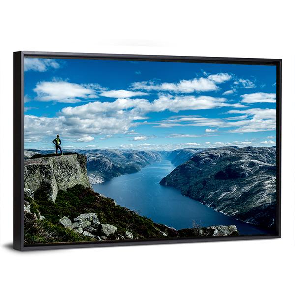 Adventure In Mountains Panoramic Canvas Wall Art-1 Piece-36" x 12"-Tiaracle