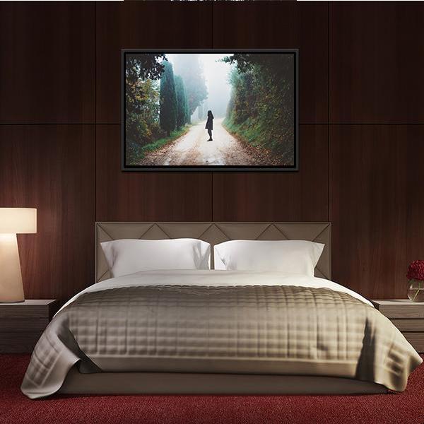 Adventure In Road Vertical Canvas Wall Art-3 Vertical-Gallery Wrap-12" x 25"-Tiaracle