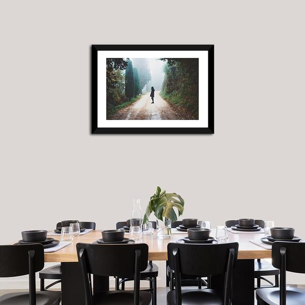 Adventure In Road Vertical Canvas Wall Art-3 Vertical-Gallery Wrap-12" x 25"-Tiaracle