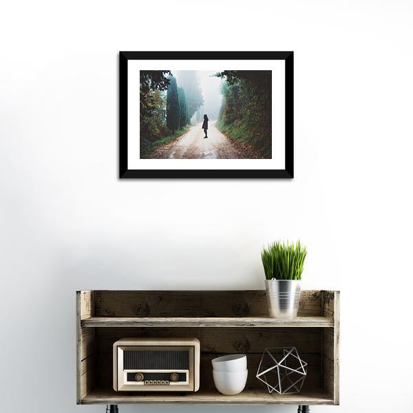 Adventure In Road Vertical Canvas Wall Art-3 Vertical-Gallery Wrap-12" x 25"-Tiaracle