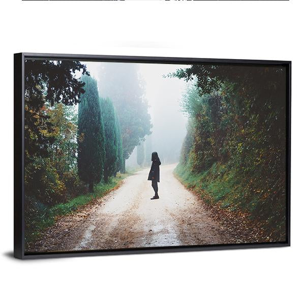 Adventure In Road Vertical Canvas Wall Art-3 Vertical-Gallery Wrap-12" x 25"-Tiaracle