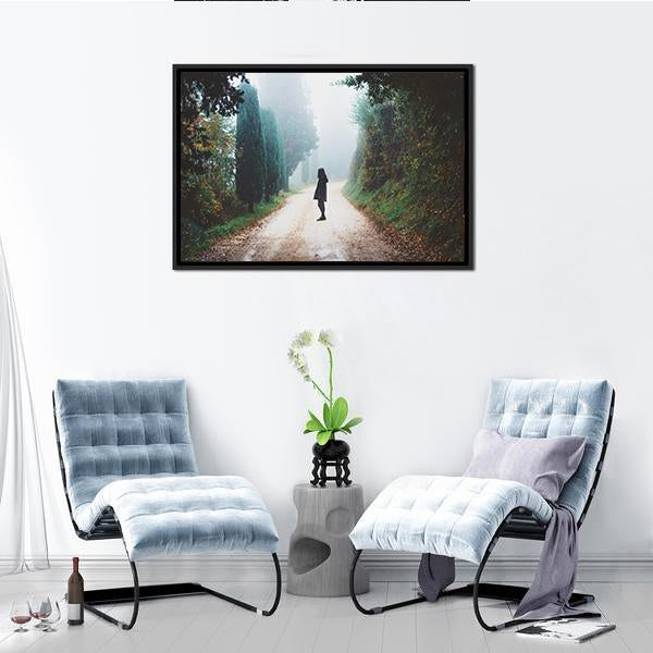 Adventure In Road Vertical Canvas Wall Art-3 Vertical-Gallery Wrap-12" x 25"-Tiaracle