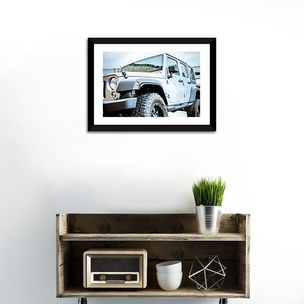 Adventure Jeep Vertical Canvas Wall Art-3 Vertical-Gallery Wrap-12" x 25"-Tiaracle