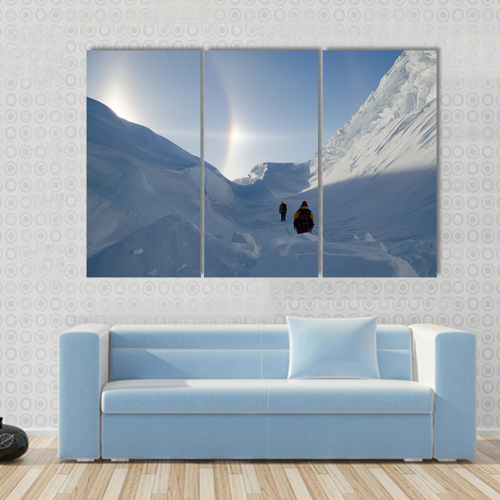 Adventures In Antarctica Canvas Wall Art-5 Star-Gallery Wrap-62" x 32"-Tiaracle