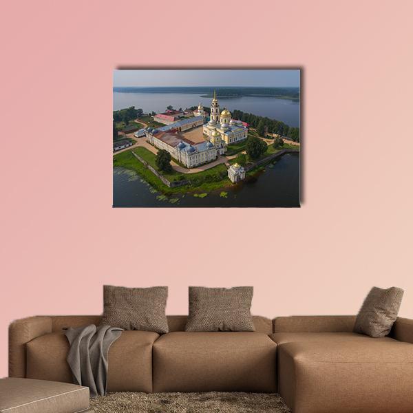 Aerial View Of Nilo-Stolobensky Canvas Wall Art-1 Piece-Gallery Wrap-36" x 24"-Tiaracle