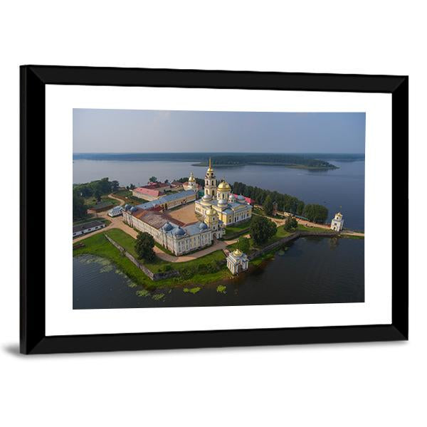 Aerial View Of Nilo-Stolobensky Canvas Wall Art-3 Horizontal-Gallery Wrap-25" x 16"-Tiaracle
