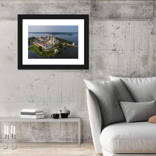 Aerial View Of Nilo-Stolobensky Canvas Wall Art-3 Horizontal-Gallery Wrap-25" x 16"-Tiaracle