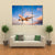 Aeroplane In Sky Canvas Wall Art-3 Horizontal-Gallery Wrap-37" x 24"-Tiaracle