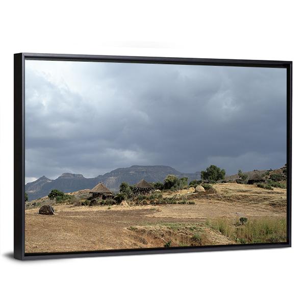 Agriculture In Africa Canvas Wall Art-3 Horizontal-Gallery Wrap-25&quot; x 16&quot;-Tiaracle