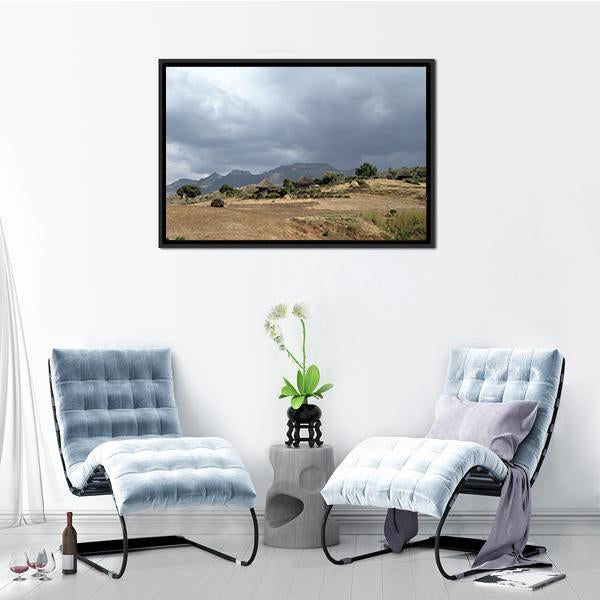 Agriculture In Africa Canvas Wall Art-3 Horizontal-Gallery Wrap-25&quot; x 16&quot;-Tiaracle