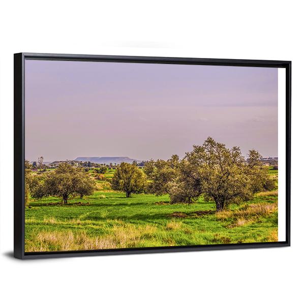 Agriculture Landscape Panoramic Canvas Wall Art-1 Piece-36" x 12"-Tiaracle
