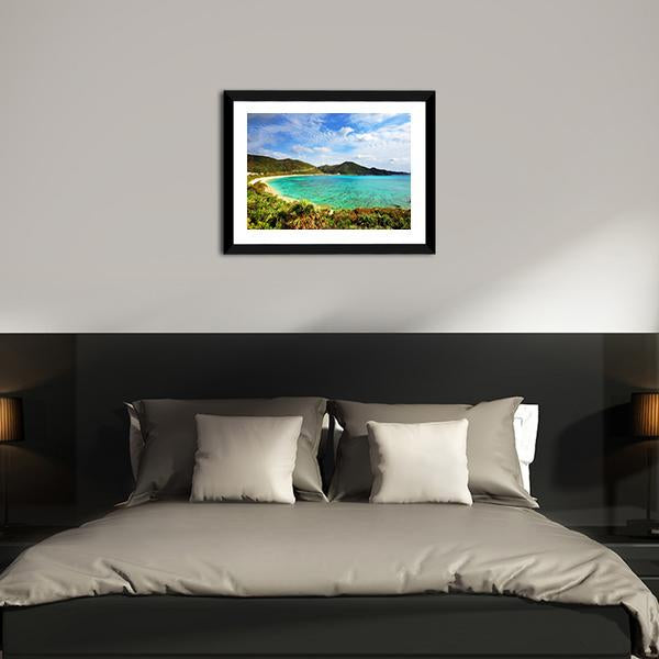 Aharen Beach Canvas Wall Art-5 Horizontal-Gallery Wrap-22" x 12"-Tiaracle