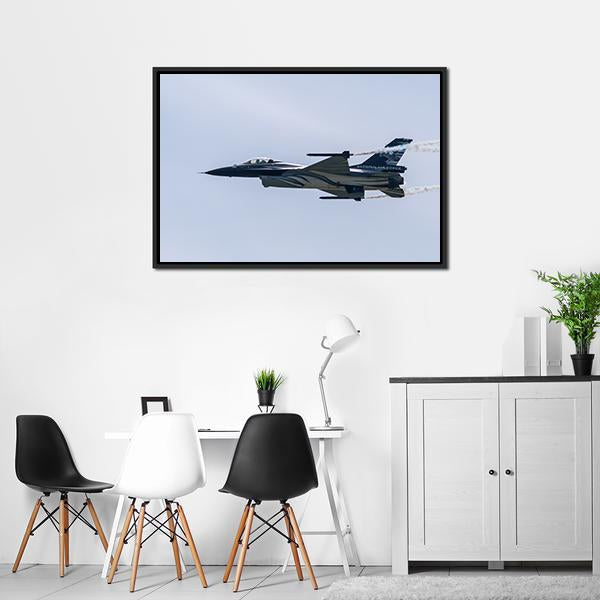 Air Force's F-16 Panoramic Canvas Wall Art-1 Piece-36" x 12"-Tiaracle