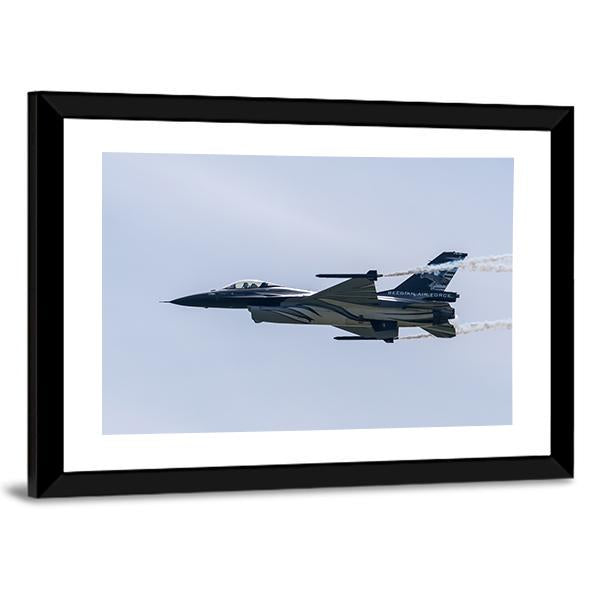 Air Force's F-16 Panoramic Canvas Wall Art-1 Piece-36" x 12"-Tiaracle
