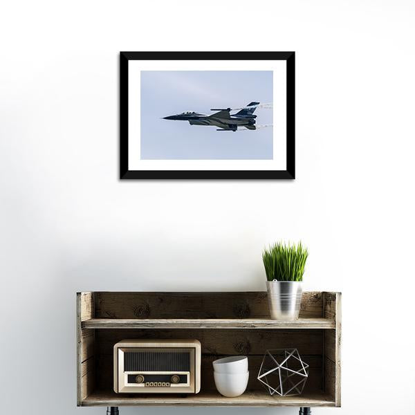 Air Force's F-16 Panoramic Canvas Wall Art-1 Piece-36" x 12"-Tiaracle