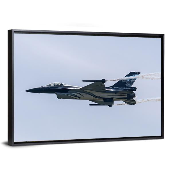Air Force's F-16 Panoramic Canvas Wall Art-1 Piece-36" x 12"-Tiaracle