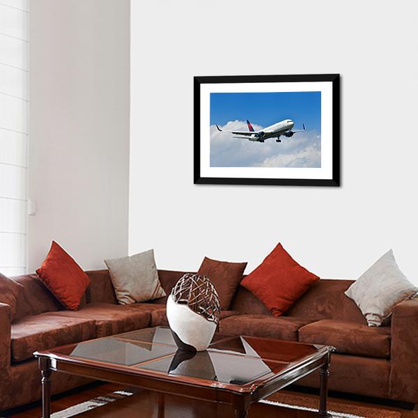 Aircraft Approach Canvas Wall Art-5 Horizontal-Gallery Wrap-22" x 12"-Tiaracle