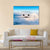 Aircraft Private Jet In Flight Canvas Wall Art-1 Piece-Gallery Wrap-36" x 24"-Tiaracle