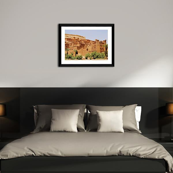 Ait Benhaddou Canvas Wall Art-3 Horizontal-Gallery Wrap-25" x 16"-Tiaracle