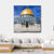 Al Aqsa Mosque In Jerusalem Under Clear Sky Canvas Wall Art-4 Square-Gallery Wrap-17" x 17"-Tiaracle