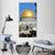 Al Aqsa Mosque In Jerusalem Vertical Canvas Wall Art-3 Vertical-Gallery Wrap-12" x 25"-Tiaracle