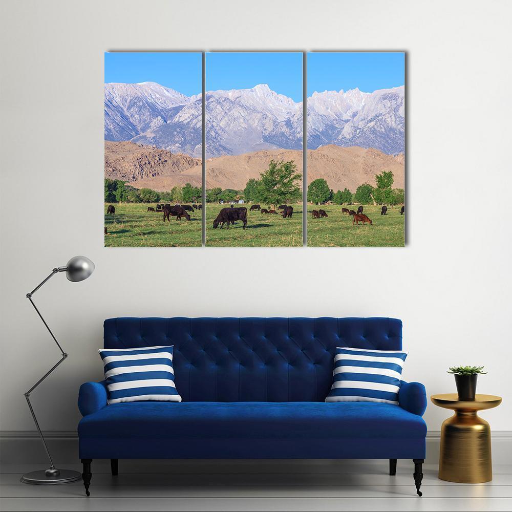Alabama Hills Canvas Wall Art-3 Horizontal-Gallery Wrap-37" x 24"-Tiaracle
