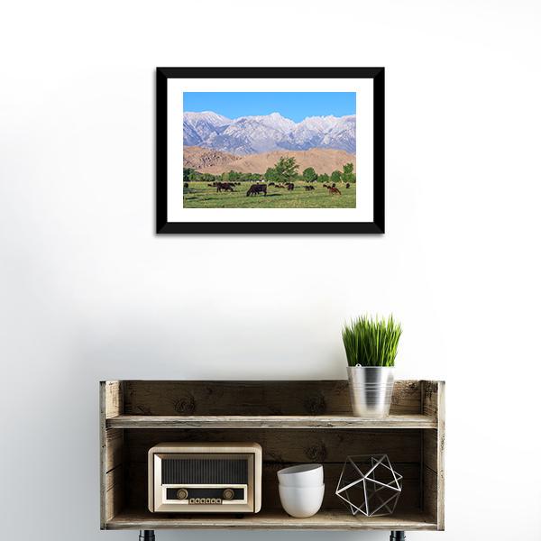 Alabama Hills Canvas Wall Art-1 Piece-Framed Print-20" x 16"-Tiaracle