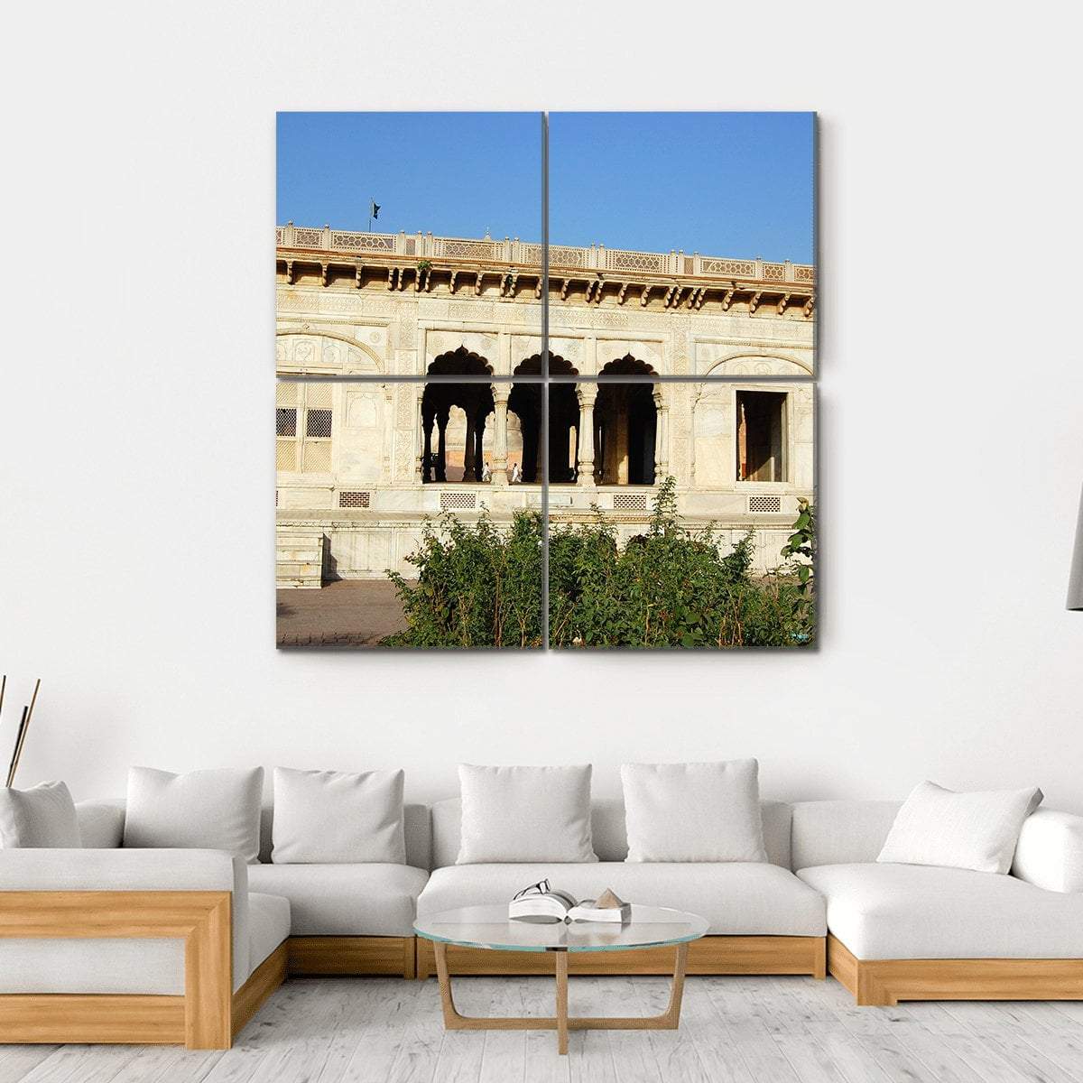 Alamgiri Gate In Lahore Canvas Wall Art-4 Square-Gallery Wrap-17" x 17"-Tiaracle