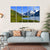Alaska Mountain With Lake Canvas Wall Art-5 Horizontal-Gallery Wrap-22" x 12"-Tiaracle