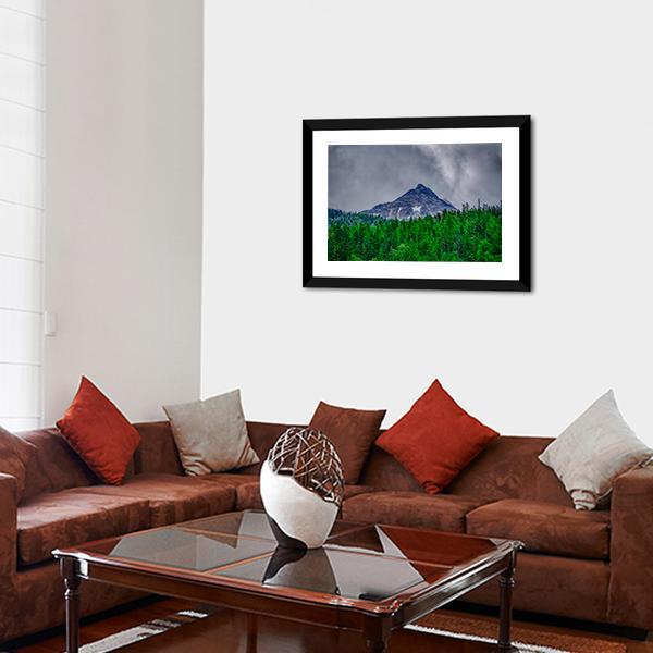 Alaska Rocky Mountains Canvas Wall Art-5 Horizontal-Gallery Wrap-22" x 12"-Tiaracle