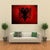 Albania Flag Canvas Wall Art-4 Square-Gallery Wrap-17" x 17"-Tiaracle