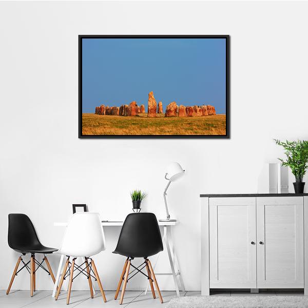 Ale Stones In Sweden Canvas Wall Art-3 Horizontal-Gallery Wrap-25" x 16"-Tiaracle