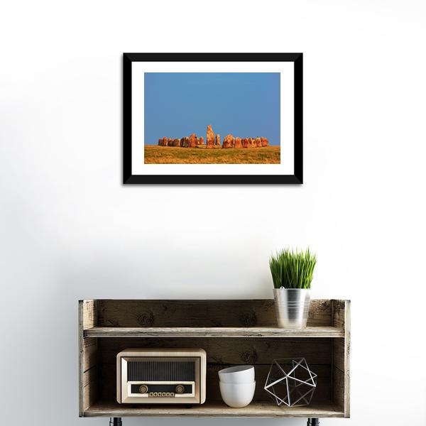 Ale Stones In Sweden Panoramic Canvas Wall Art-1 Piece-36" x 12"-Tiaracle