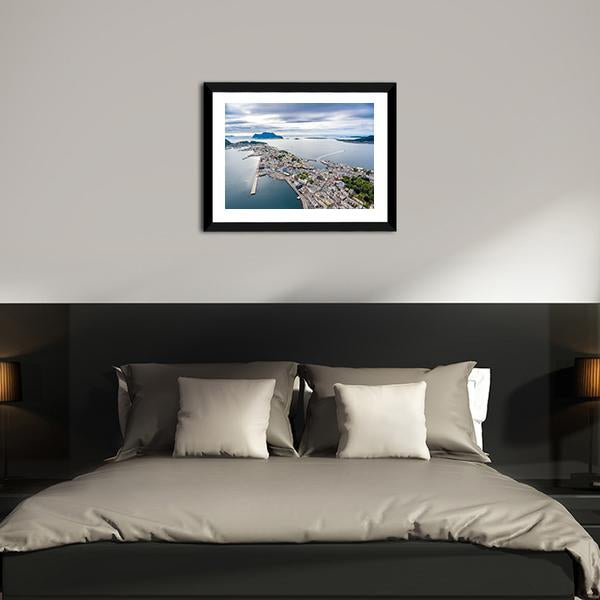 Alesund Norway Canvas Wall Art-3 Horizontal-Gallery Wrap-25" x 16"-Tiaracle