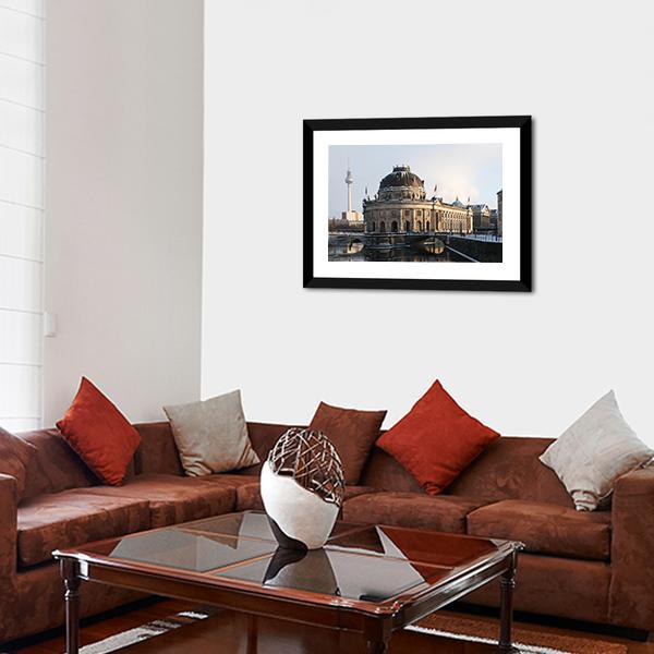 Alexander Museum In Berlin Vertical Canvas Wall Art-3 Vertical-Gallery Wrap-12" x 25"-Tiaracle