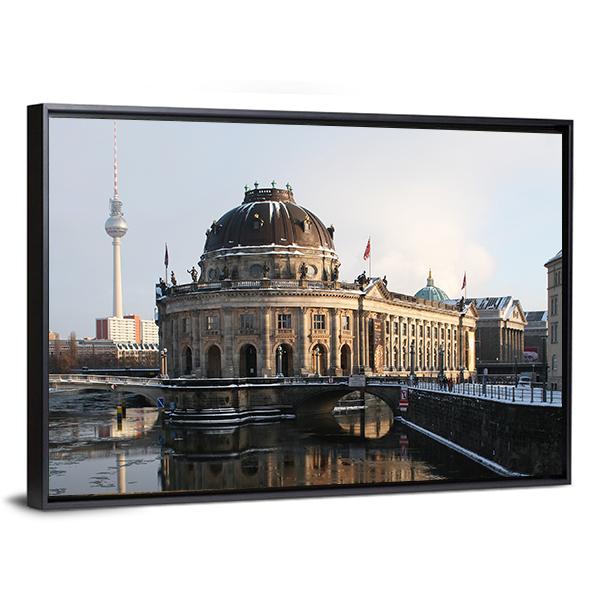 Alexander Museum In Berlin Vertical Canvas Wall Art-3 Vertical-Gallery Wrap-12" x 25"-Tiaracle