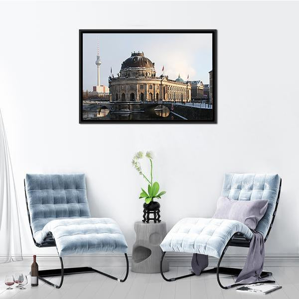 Alexander Museum In Berlin Vertical Canvas Wall Art-3 Vertical-Gallery Wrap-12" x 25"-Tiaracle