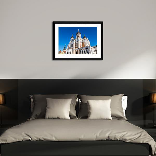 Alexander Nevsky Cathedral in Tallinn Canvas Wall Art-5 Horizontal-Gallery Wrap-22" x 12"-Tiaracle