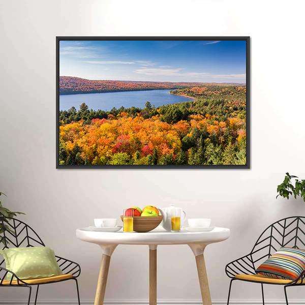 Algonquin Provincial Park Canada Canvas Wall Art-3 Horizontal-Gallery Wrap-25" x 16"-Tiaracle