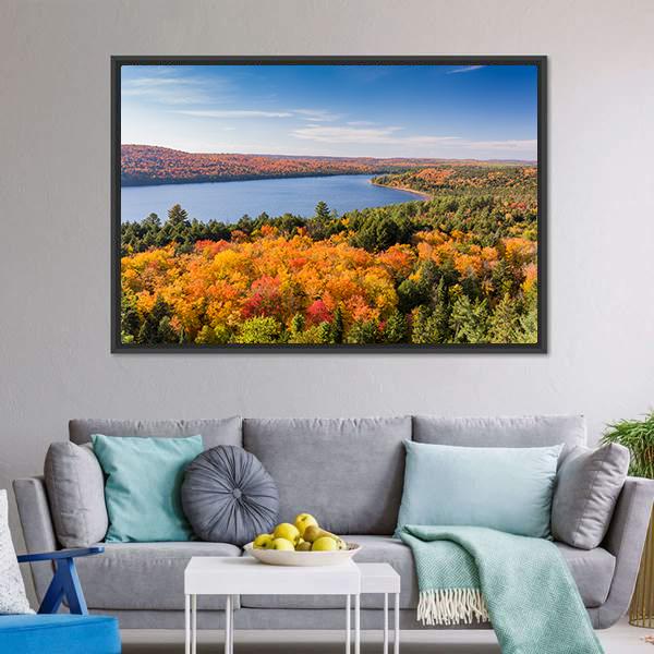 Algonquin Provincial Park Canada Canvas Wall Art-3 Horizontal-Gallery Wrap-25" x 16"-Tiaracle
