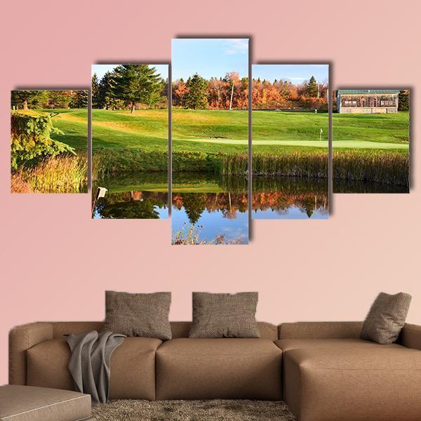 Algonquin Provincial Park Canvas Wall Art-5 Star-Gallery Wrap-62" x 32"-Tiaracle