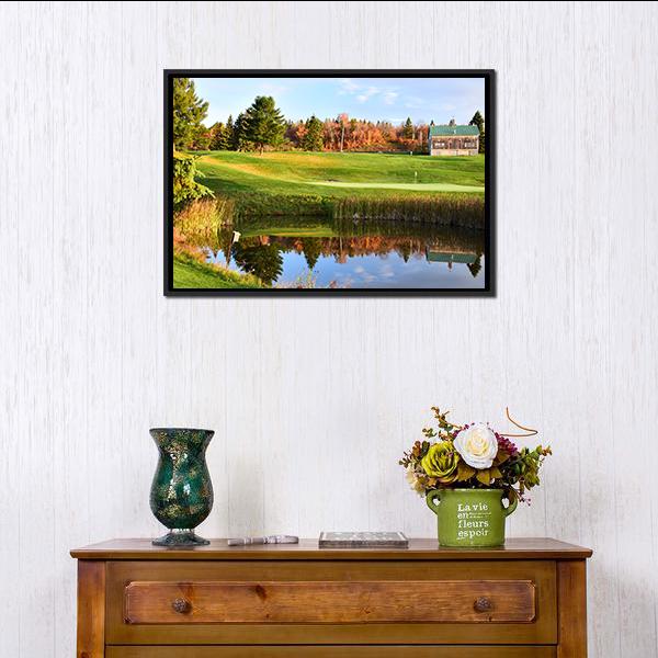 Algonquin Provincial Park Canvas Wall Art-1 Piece-Floating Frame-24" x 16"-Tiaracle