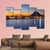 Alicante Javea Beach Cityscape Night Canvas Wall Art-5 Pop-Gallery Wrap-47" x 32"-Tiaracle